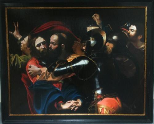 D'après Caravage - L'arrestation du Christ - Sepideh F 