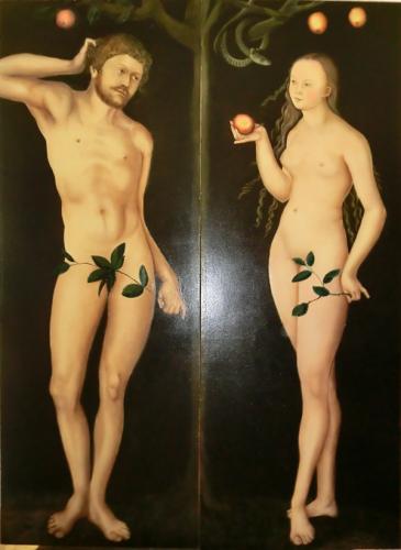 D'après Lucas Cranach - Adam et Ève - Isabelle V