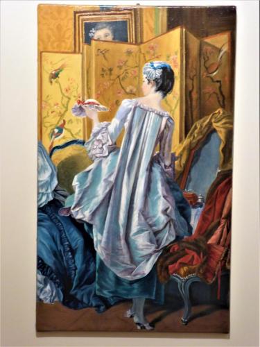 D'après François Boucher - La toilette (détail) - Catherine L