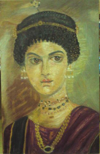 D'après un portrait du Fayoum - Monique P