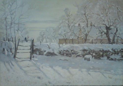 D'après Monet - La Pie - Laurent G
