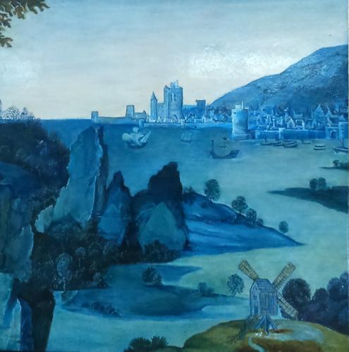 D'après Joachim Patinier - Repos pendant la fuite en Égypte - Evelyn R