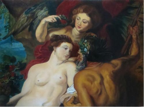 D'après Rubens - L'Union de la Terre et de l'Eau - Ursela F