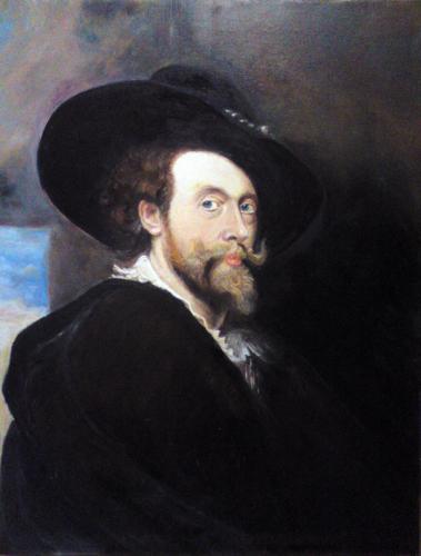 D'après Rubens - Autoportrait - Jeanine G