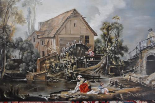 D'après François Boucher - Le moulin - Carole L