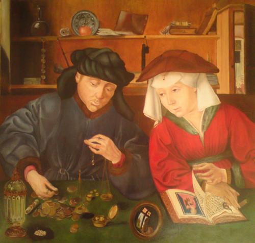 D'après Quentin Metsys - Le préteur et sa femme - Véronique S 